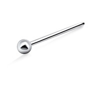 1.8mm Ball Silver Straight Nose Stud NSKA-845